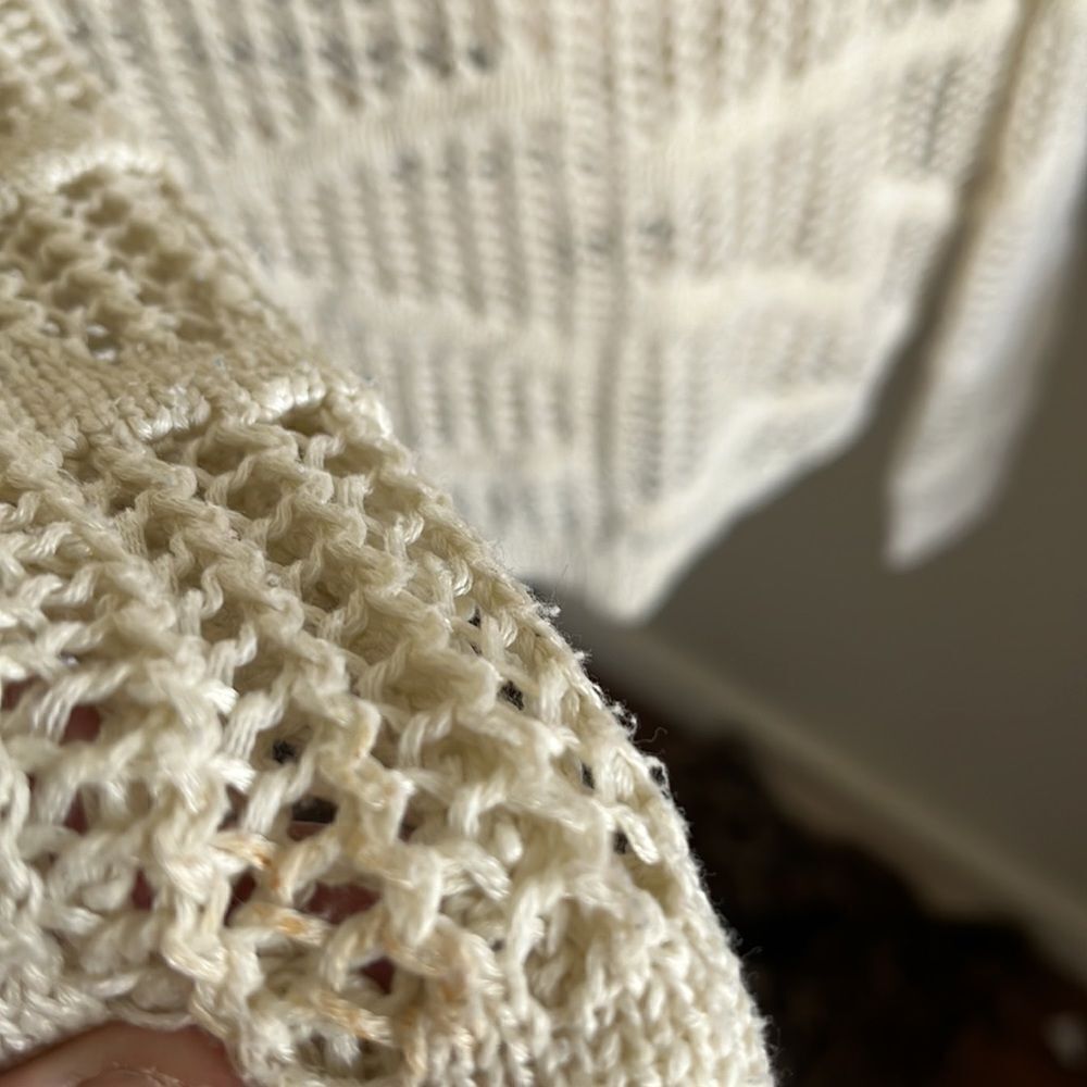 POL Cream Color Sheer Sweater - Picture 8 of 13